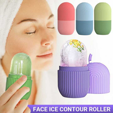 3 Pcs  ice Roller Facial Massage derma Roller Pack Of 3